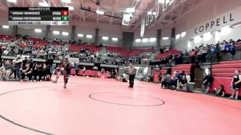 175 lbs Cons. Round 2 - Josiah Peterson, Northwest Nelson vs Josiah Marquez, El Paso Coronado