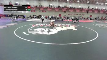 165 lbs Champ. Round 1 - Andrew Supers, Baldwin Wallace vs Maxwell Schmitt, Carthage College