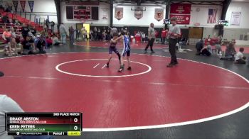 3rd Place Match - Drake Abston, Keokuk Kids Wrestling Club vs Keen Peters, Champions Wrestling Club