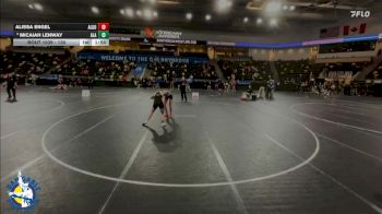 130 lbs 17th Place Match - Micaiah Lenway, Albert Lea vs Alissa Engel, Algona