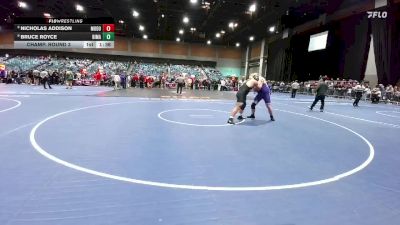 285 lbs Champ. Round 3 - Bruce Royce, Bishop Manogue vs Nicholas Addison, Modoc