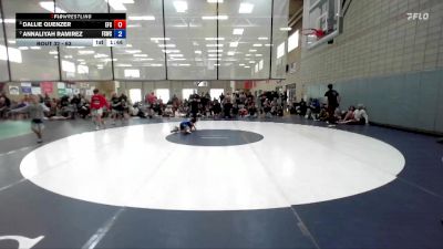 63 lbs Round 3 - Annaliyah Ramirez, Fighting Squirrels Wrestling Club vs Dallie Quenzer, Emmett Freestyle Club