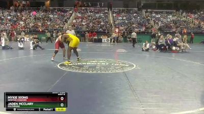 2A 285 lbs Cons. Round 1 - Mykie Xiong, Newton Conover vs Jaden Mcclary, Goldsboro