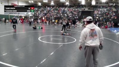 64 lbs 3rd Place Match - Colton Kerr, Bryan Youth Wrestling Club vs Sam Leach, Sherman Challengers