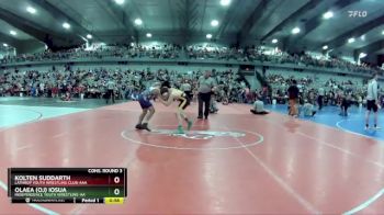 120 lbs Cons. Round 3 - Kolten Suddarth, Lathrop Youth Wrestling Club-AAA vs Olaea (OJ) Iosua, Independence Youth Wrestling-AA