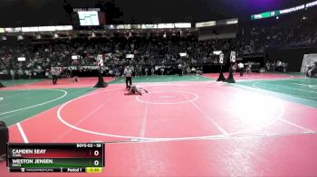 58 lbs Cons. Round 2 - Camden Seay, TLWA vs Weston Jensen, EWC3