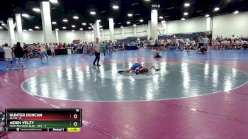 106 lbs Round 5 (16 Team) - Hunter Duncan, All In vs Aiden Velzy, Team Michigan Blue - DEV