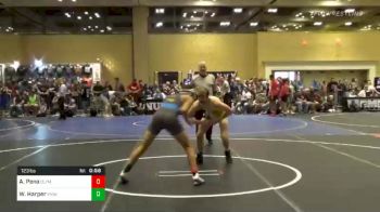 Match - Anthony Pena, Olympus Wrestling Club vs Wesley Harper, Mxw