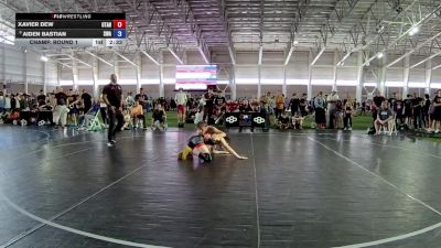 120 lbs Champ. Round 1 - Xavier Dew, Utah vs Aiden Bastian, Sanderson Wrestling Academy