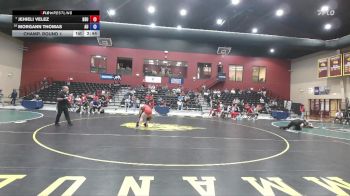180 lbs Champ. Round 1 - Jehieli Velez, Delaware State vs Morgann Thomas, Allen