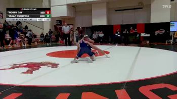Boys 120 lbs 1st Place Match - Isaac Espurvoa, Manhattan vs Bobby Day, Hayden