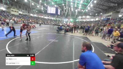 130 lbs Round Of 32 - Alex Nein, Roosevelt Mustangs vs Braxton Lorimor, Cedaredge Wrestling