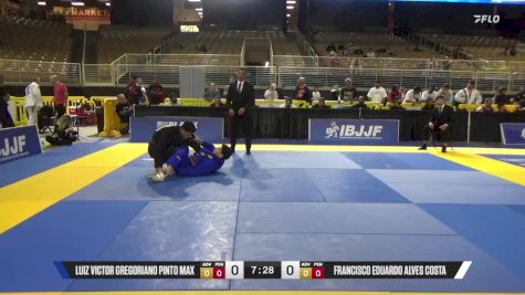 Francisco Eduardo Alves Costa vs Luiz Victor Gregoriano Pinto Max 2025 Pan Jiu Jitsu IBJJF Championship