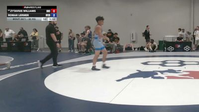 65 kg Cons. Rd Of 16 - Zytavius Williams, Bison Wrestling Club vs Roman Lermer, New York City RTC