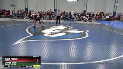 197 lbs Champ. Round 2 - Chris Folsom, Norwich vs Wyatt Sage, Roanoke College