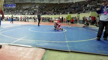 130 lbs Consi Of 8 #1 - Ethan Pick, Grove Takedown Club vs Parker Goss, Vinita Jr. High