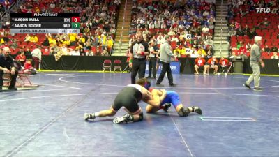 2A-132 lbs Cons. Round 5 - Mason Avila, Decorah vs Aaron Boone, Washington