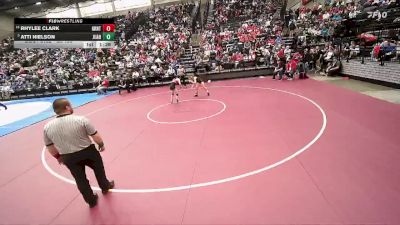 3A 100 lbs Semifinal - Atti Nielson, Juab vs Rhylee Clark, Grantsville