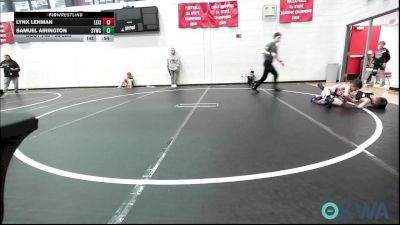 58 lbs 3rd Place - Lynx Lehman, Lexington Wrestling Club vs Samuel Airington, Saints Youth Wrestling Club