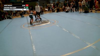 105-111 lbs Round 1 - Josh Bailey, North Summit Youth Wrestling C vs Colton Van Fleet, Charger WC