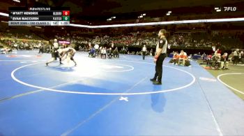 150 Class 3 lbs Semifinal - Wyatt Hendrix, Hillsboro vs Evan MacCuish, Platte County