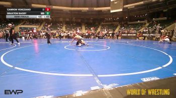 105 lbs Semifinal - Camron Veneziano, Team Tugman vs Braxton Bagby, Moen Wrestling Academy