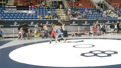 106 lbs Champ. Rd Of 32 - Cam Johnson, North Carolina vs Ryder Ream, Pennsylvania
