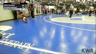 55 lbs Consi Of 4 - Kreed Richards, Rough Riders vs Giovanni Gonzales, Standfast