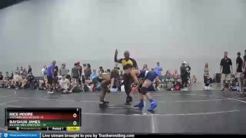 130 lbs Finals (8 Team) - Nick Moore, Southern Wolves Blue vs Rayshun James, Raleigh Area Wrestling