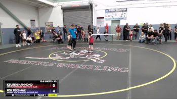 49 lbs Round 1 - Roy Dschaak, Valdez Youth Wrestling Club Inc. vs Keuren Hammond, Arctic Warriors Wrestling Club