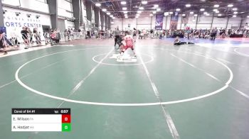 145 lbs Consi Of 64 #1 - Ean Wilson, PA vs Aydin Hodjat, MA