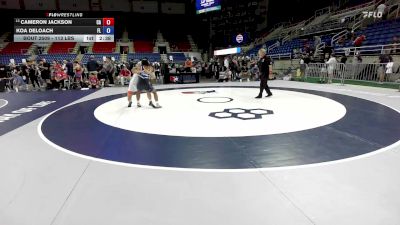 113 lbs Cons. Sub-semis - Cameron Jackson, CA vs Koa DeLoach, FL
