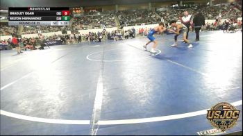 112 lbs Round Of 32 - Bradley Egan, Cowboy Wrestling Club vs Milton Hernandez, Clinton Youth Wrestling