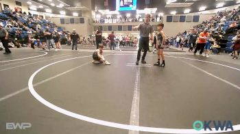 61 lbs Quarterfinal - Alexander Baeza, Woodward Youth Wrestling vs Garrett Doyle, Cowboy Wrestling Club
