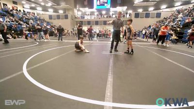 61 lbs Quarterfinal - Alexander Baeza, Woodward Youth Wrestling vs Garrett Doyle, Cowboy Wrestling Club