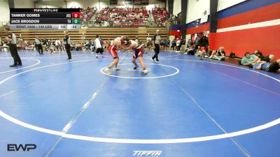 140 lbs Consi Of 8 #2 - Tanner Gomes, Jenks vs Jace Brogdon, Tulsa Union