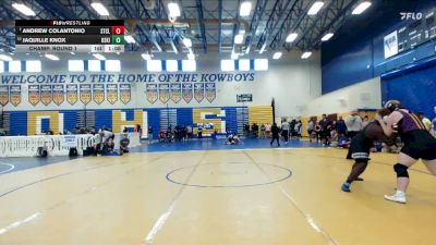 285 lbs Champ. Round 1 - Andrew Colantonio, St Cloud vs Jaquille Knox, Osceola (Kissimmee)