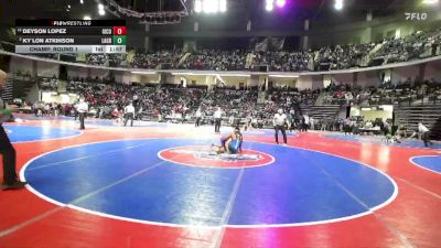 106-3A Champ. Round 1 - Deyson Lopez, Gilmer County vs Ky`Lon Atkinson, LaGrange