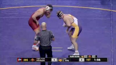 285 lbs - Sam Schuyler, Iowa State vs Carter Isley, UNI