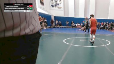 126 lbs Champ. Round 1 - Adrian Stowbunenko-Saitschenko, Calvert Hall College vs Carter Chunko, Saucon Valley