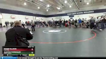 106 lbs Cons. Round 1 - Bartolo Gonzalez, Walla Walla vs Ryder Ellison, Hanford