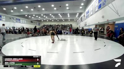 117-126 lbs Round 1 - Gabriel Lira, Inland Elite Wrestling Club vs Emma Molina, Wolves Den Wrestling Club