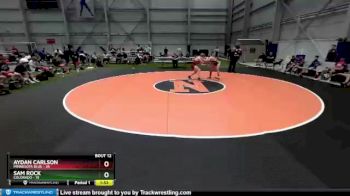 160 lbs Round 3 (8 Team) - Aydan Carlson, Minnesota Blue vs Sam Rock, Colorado