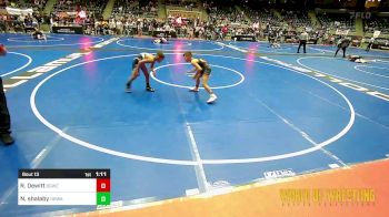 84 lbs Round Of 32 - Riker Dewitt, Big Game WC vs Nadir Shalaby, NBWA