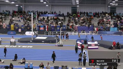 High School Boys' 4x200m Relay, Prelims 4