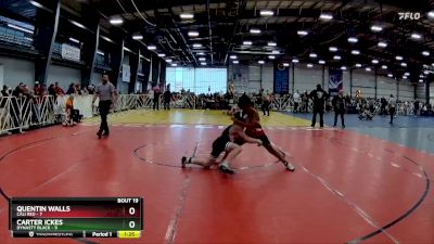 88 lbs Rd# 8- 12:30pm Saturday Final Pool - Carter Ickes, Dynasty Black vs Quentin Walls, Cali Red