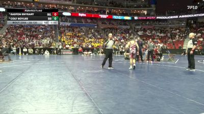 2A-120 lbs Quarterfinal - Easton Enyeart, Ballard vs Colt Boyles, Burlington Notre Dame