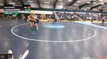 174 lbs Quarterfinal - Luca Velando, Muhlenberg vs Chase Brandebura, Saint Vincent