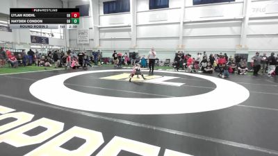 43-47.3 lbs Round Robin 3 - Lylah Koehl, OH vs Hayden Condon, OH