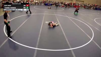 8U - K Champ. Round 1 - Talon Kupferschmid, Perham Wrestling Club vs Leo Robinson, St. Francis Gladiators Wrestling Club